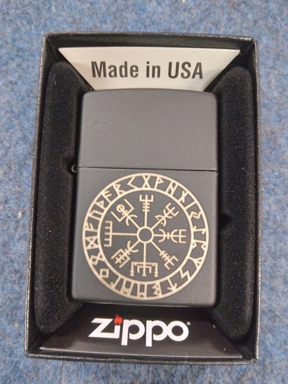 Zippo Vegvisir Nordic Compass Engraved Lighter - Etsy
