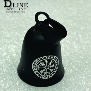 Vegvisir,biker bell, Gremlin bell, motorcycle biker bell, biker gift, good luck charm, motorcycle ride bell