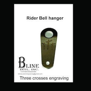 rider bell, biker bell, gremlin bell hanger, bell hanger