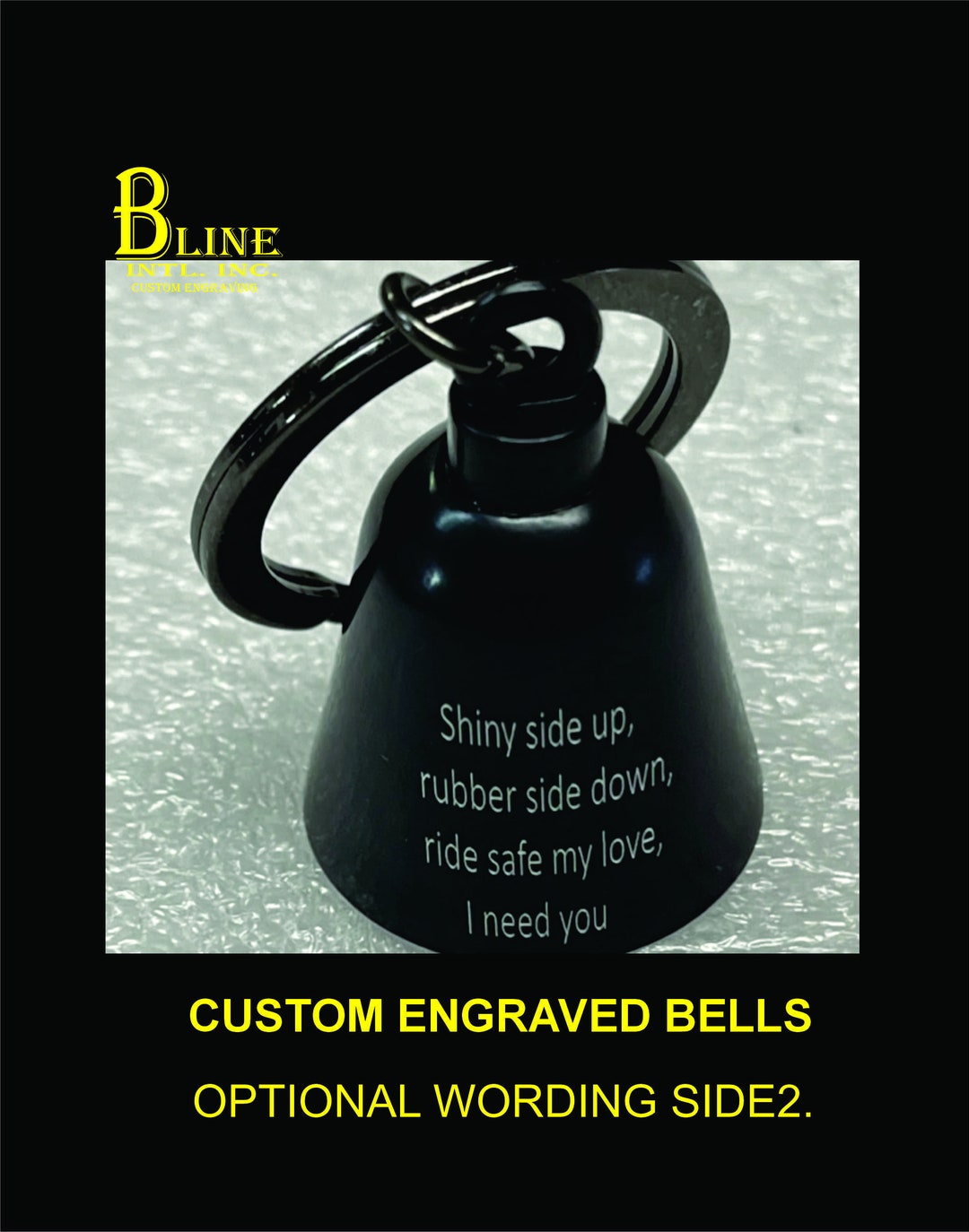 Custom Biker Bell, Rider Bell, Protector Bell, Gremlin Bell, Good Luck