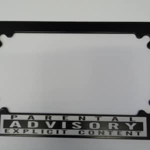 billet motorcycle license plate frame powder coated engraved made in USA