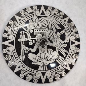 Aztec design engraving Air cleaner cover, harley davidson