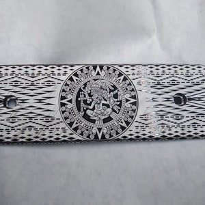 Harley 114 air breather insert Aztec engraving  M8 softail, milwaukee8, milwaukee eight, softail, fxlrs, roadking, roadglide,