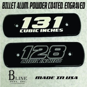 Harley 114 M8 Air Cleaner Insert - billet aluminum, custom engraved