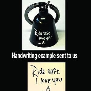 Ride bell biker bell gremlin bell custom engraving your handwriting