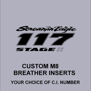 Custom M8 ac breather inserts