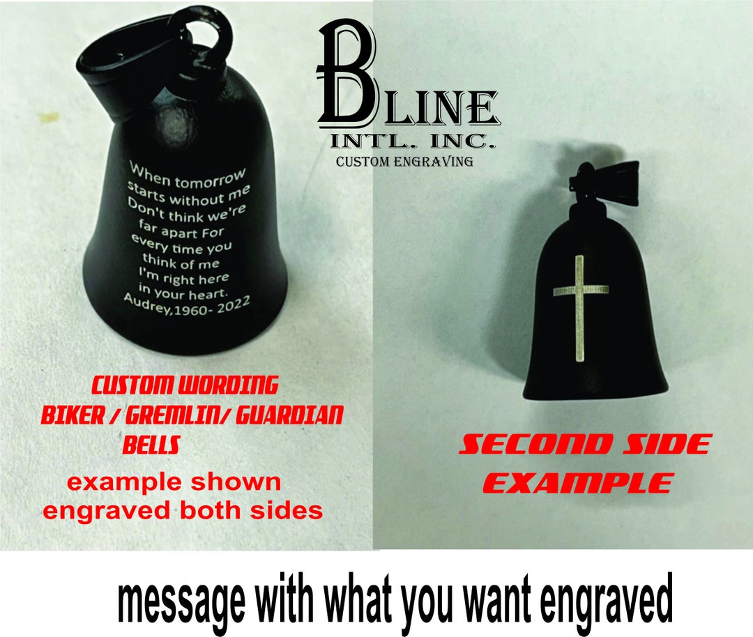Motorcycle Biker Bell Custom Biker Bell Gremlin Bell Etsy