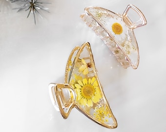 Flower Claw Clip Cute Hair Clip Floral Hair Clip Flower Hair Accessories Gift for Her Gift for Girlfriend Gift for Mom Gift for Sister