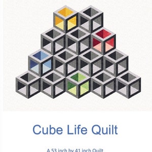 Quilting with Patrice Cube Life Quilt Pattern