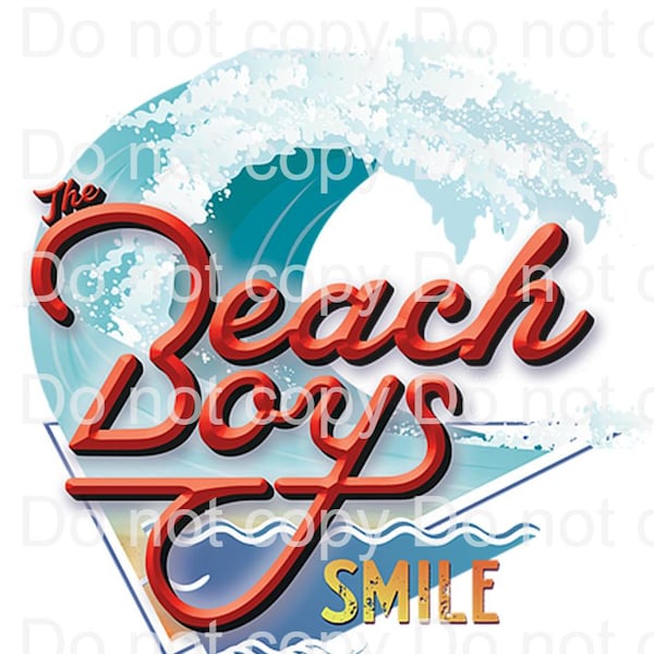 70's Beach Music Ready to Press Sublimation Transfer