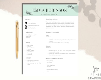 CV Template Modern | CV Template Simple | CV Template Word | cv template professional | college resume template | cover Letter + reference |