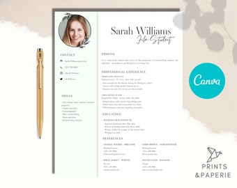CV Template Modern | CV Template Simple | CV Template Word | cv template professional | college resume template | cover Letter + reference |