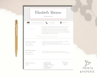 CV Template Modern | CV Template Simple | CV Template Word | cv template professional | college resume template | cover Letter + reference |