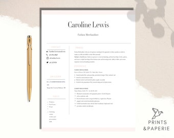 CV Template Modern | CV Template Simple | CV Template Word | cv template professional | college resume template | cover Letter + reference |