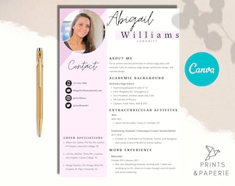 CV Template Modern | CV Template Simple | CV Template Word | cv template professional | college resume template | cover Letter + reference |