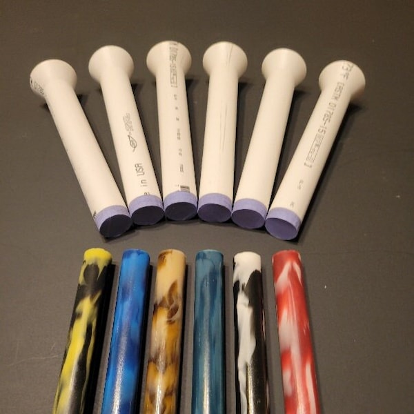 Molde en blanco para bolígrafo con tapón