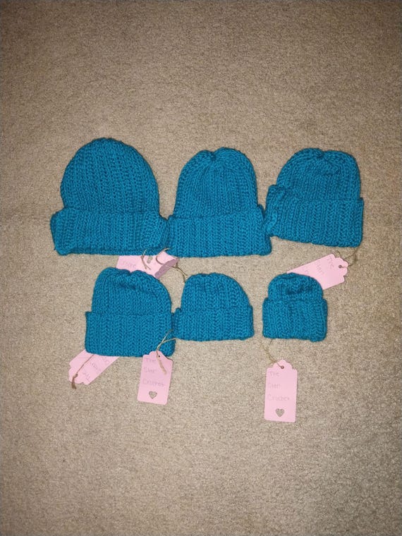 Crochet Baby Beanie - Handmade Child Hat - Stitched Winter Accessory