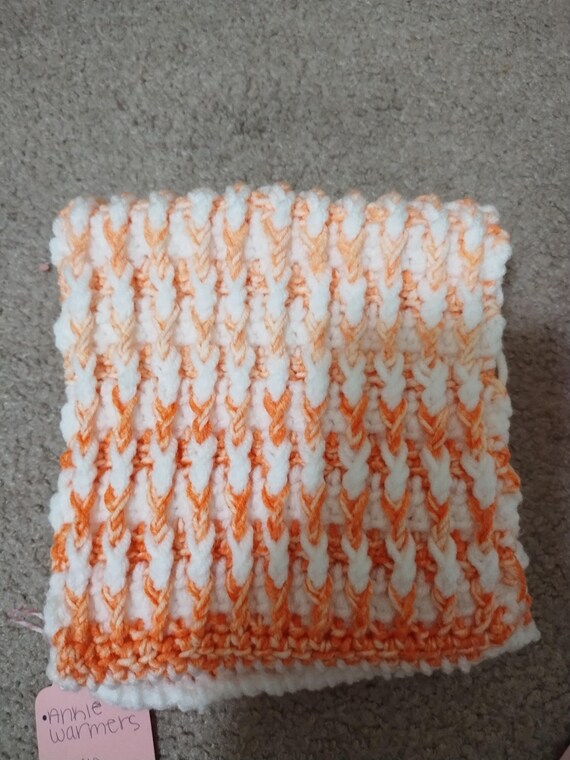 Crochet Ankle Warmers: Unisex Acrylic Ankle Cuffs