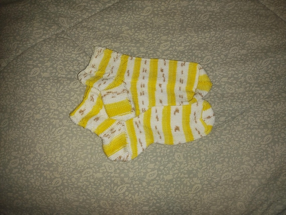 Women's Knit Socks - Colorful Feet Hosiery - Comfy Handmade Footwear