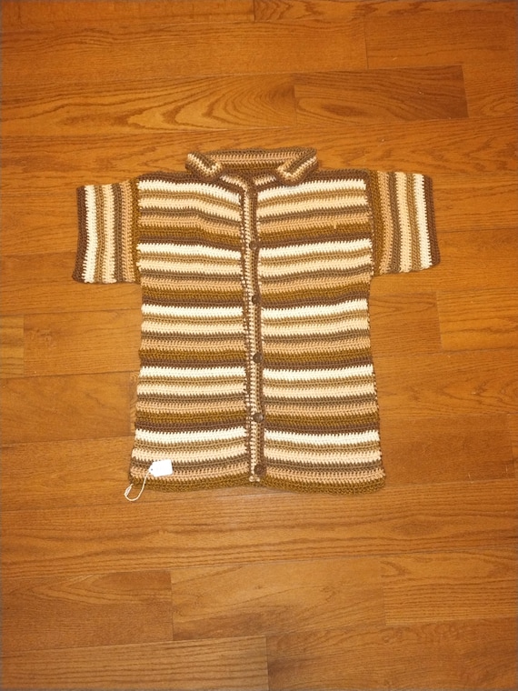 Crochet Men's Shirt - Handmade Button-down Top - Fashion and Comfort Apparel