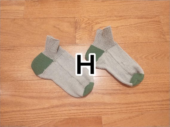 Knitted Men's Socks - Hand Knit Foot Covers