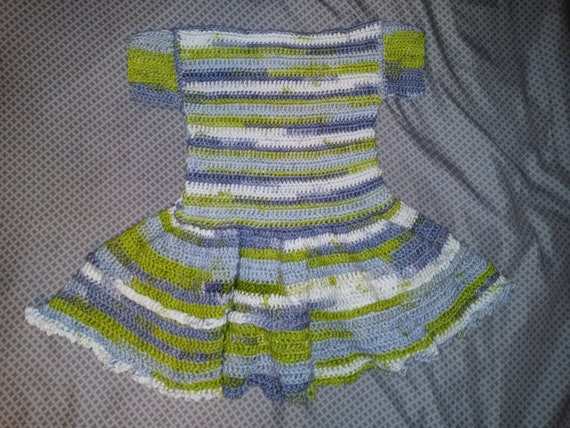 Crochet Baby Dress: Ruffled Cotton Twirl Dress