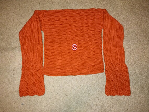 Women's Crochet Sweater - Striped Fall Jumper - Long Sleeve Warm Cardigan - Ribbed Winter Pullover