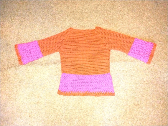 Women’s Crochet Sweater - Colorful Detailed Jumper - Soft Loose Fit Cardigan