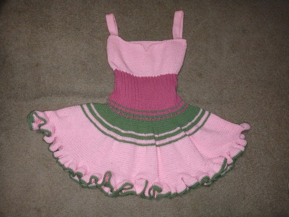 Crochet Women’s Dress - Colorful Fitted Gown - Waist-adjusting Sundress - Handmade Sleeveless Garment.