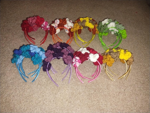 Crochet Floral Headbands - Women and Girls Accessory