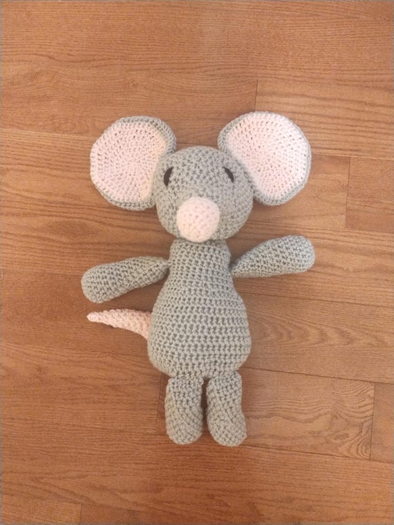 Crochet Mouse Toy - Amigurumi Plush Mouse - Gifts for Anyone