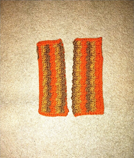Crochet Arm Warmers: Fall Acrylic Wrist Covers