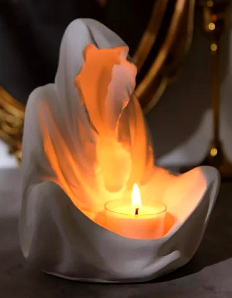 Ghost Candlestick Holder Big Size Special Edition Candle Etsy
