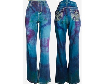Tie Dye Jeans - Etsy