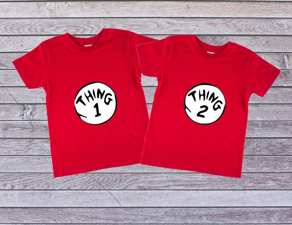 Thing 2 T-shirts Birthday Shirt - Etsy