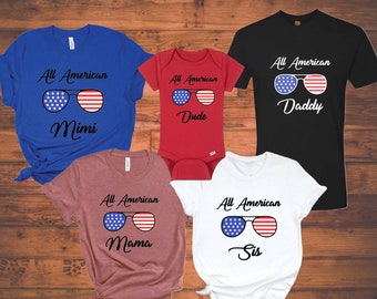 4th Of July Family Matching Shirt, American Family Shirt, 4th Of July Crew Shirt, Freedom Crew Shirt, USA Shirt, Patriotic Family Shirt