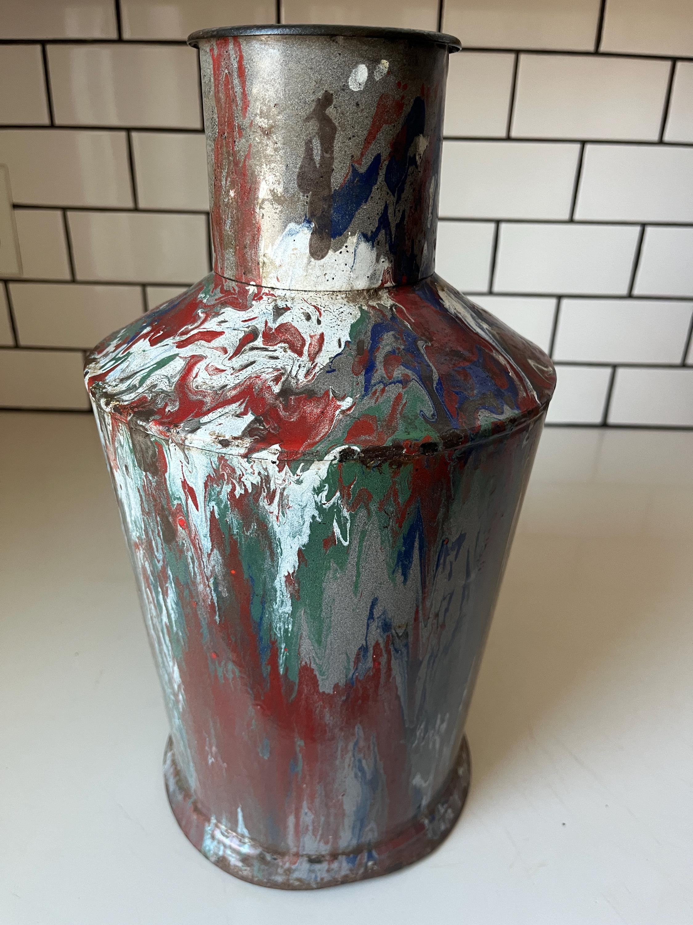 Rarest Shape Patterns Rarest of Rare Jumbo Grey Graniteware Jug in End of Day Pattern - Etsy