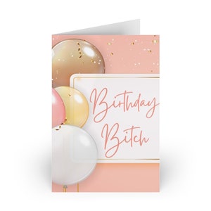 Geburtstag Bitch Grußkarte | Geburtstagsmädchen Stationary | Black Girl Magic | Fly Chic Karten | Kultur Grußkarten | Geburtstagsgeschenk | Karte