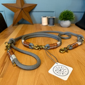 The Cuckoo | Barley & Ro | Junior and Adult | Bespoke Collar and Leads | Rope Design | Handmade in Hertfordshire, UK