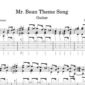 Mr. Bean Theme - Guitar Cover