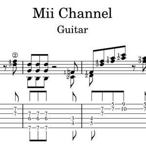 Mii Channel - Guitar Cover