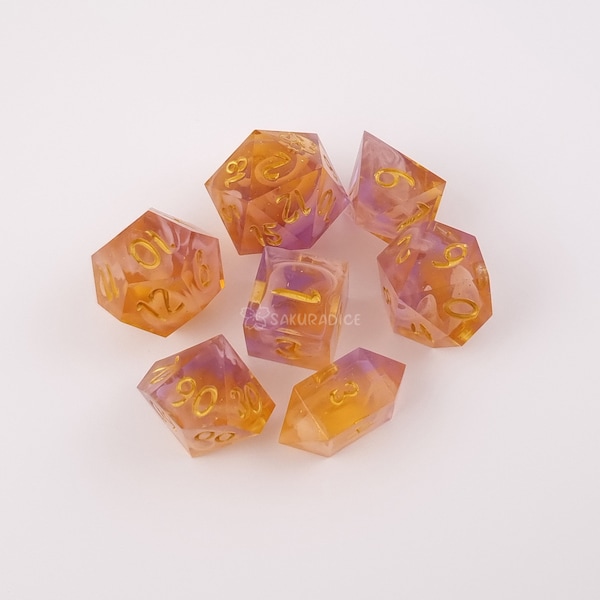 Dice Set - "Dawncloud"