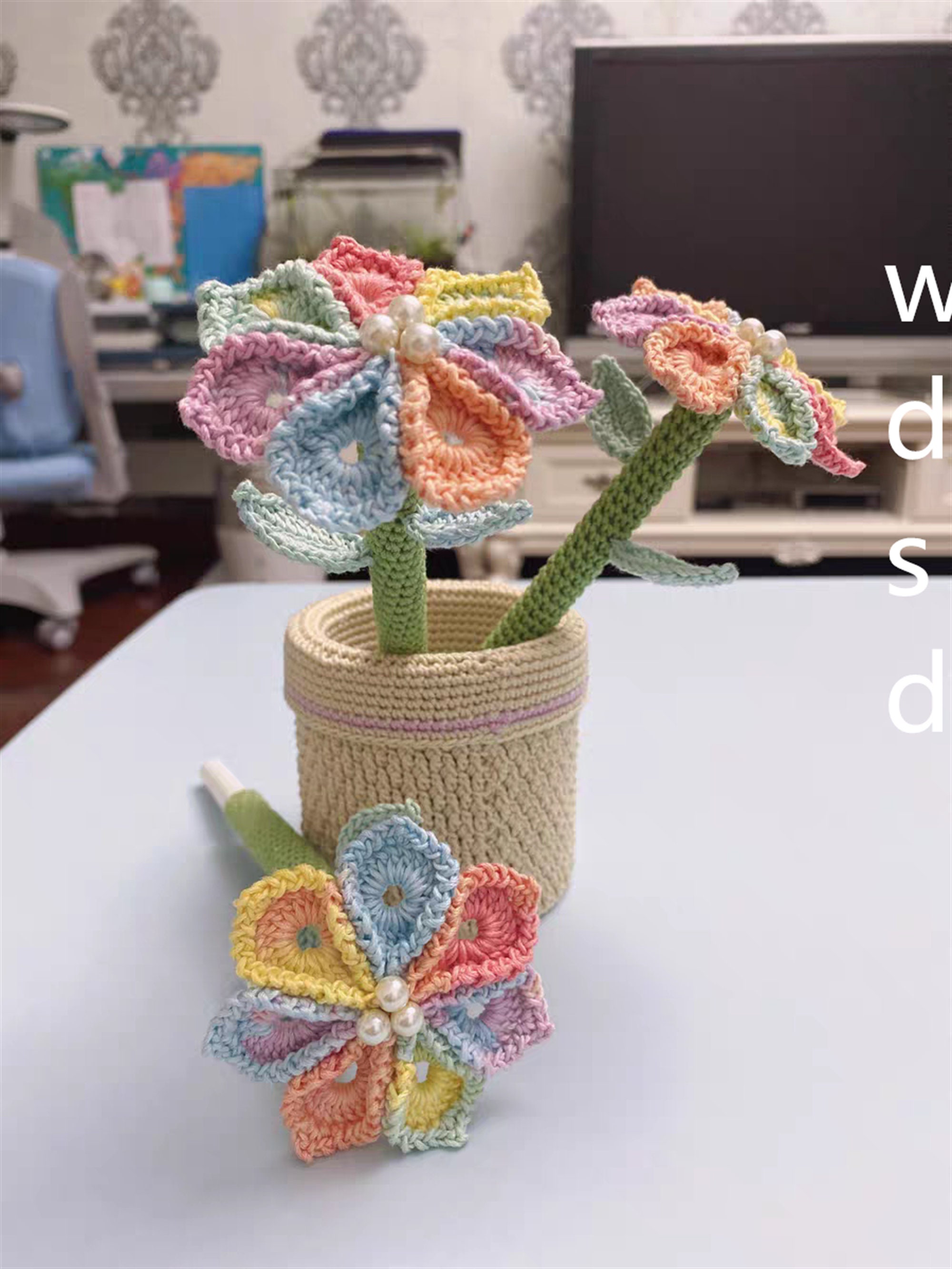 Manual creative pen holder desktop storage super cute fashion Etsy