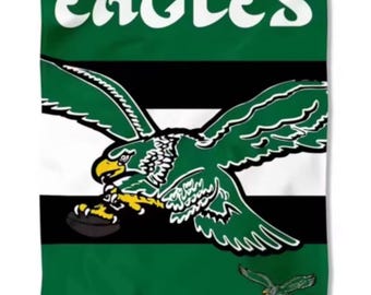 Brandneue NFL Football Team Gartenfahnen Philadelphia Eagles Kelly Green Garden Flagge Adler Gartenflagge Dekorative Yard-Flag Doppelseitige Adler-Flagge