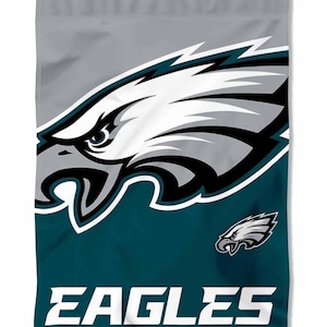 Helt nya NFL-fotbollslagsträdgårdsflaggor Philadelphia Eagles trädgårdsflagga Eagles dekorativ trädgårdsflagga dubbelsidig Eagles-flagga
