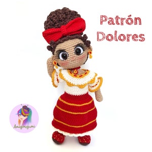 Dolores amigurumi pattern in Spanish