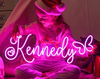 Custom Neon Sign Name For Kids Bedroom, Teenage Girls Gifts, Neon Sign Led Light, Neon Sign Bedroom Decor, Personalized Gifts