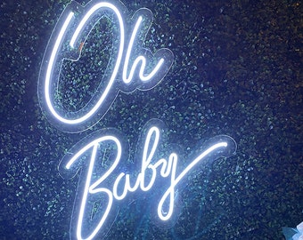 Oh baby neon sign,Custom Neon Sign Wedding, Neon sign in the uk,Neon Wedding Sign, Customizable Neon Sign , Custom Neon Sign Wedding