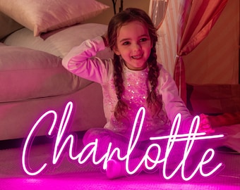 Custom Neon Sign Name For Kids Bedroom,  Kid Room Decorations, Home Decor Wall Decor, Christmas Gifts, Gifts for Baby, Birthday Gift