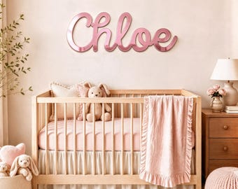 Nursery Name Sign, Name Signs for Kids' Bedrooms, Custom Acrylic Name Sign, Dorm Room Decor, Gifts for Children, Christmas Gifts